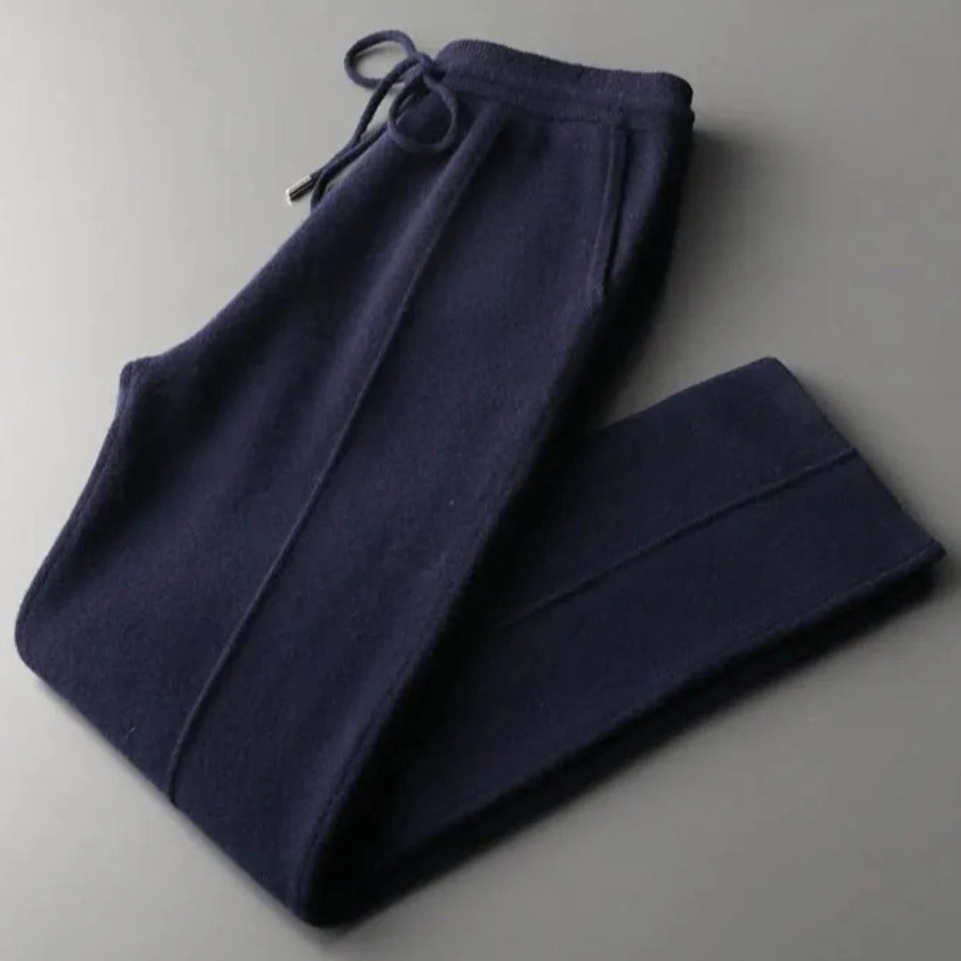 Alan Trousers | Men’s Wool Blend Trousers with Tapered Fit