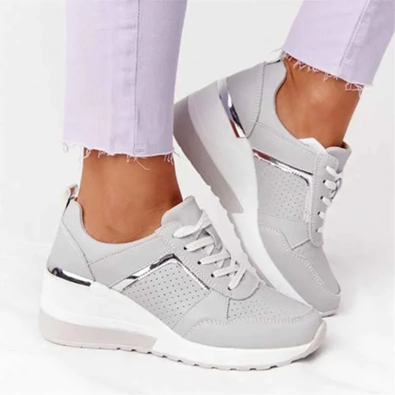 Elevate Luxe Sneakers | Modern Perforated Trainers - Aulerien