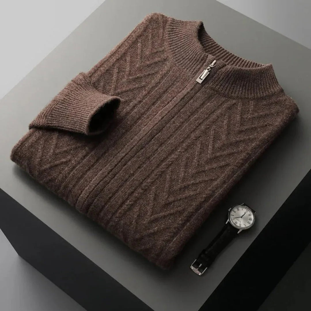Alexander Sweater | Men’s Full-Zip Wool Blend