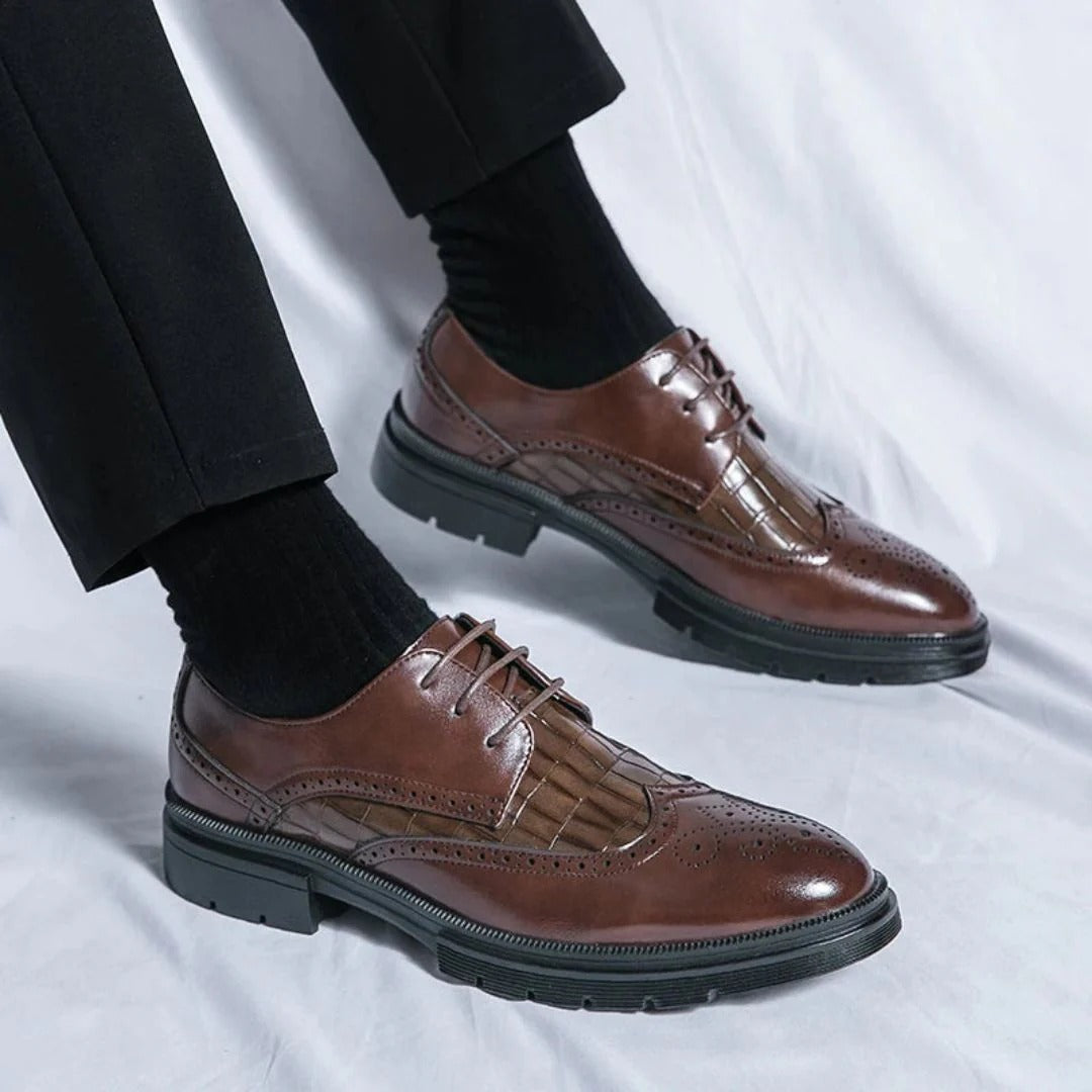 Angus Brogues | Men’s Wingtip Leather Dress Shoes