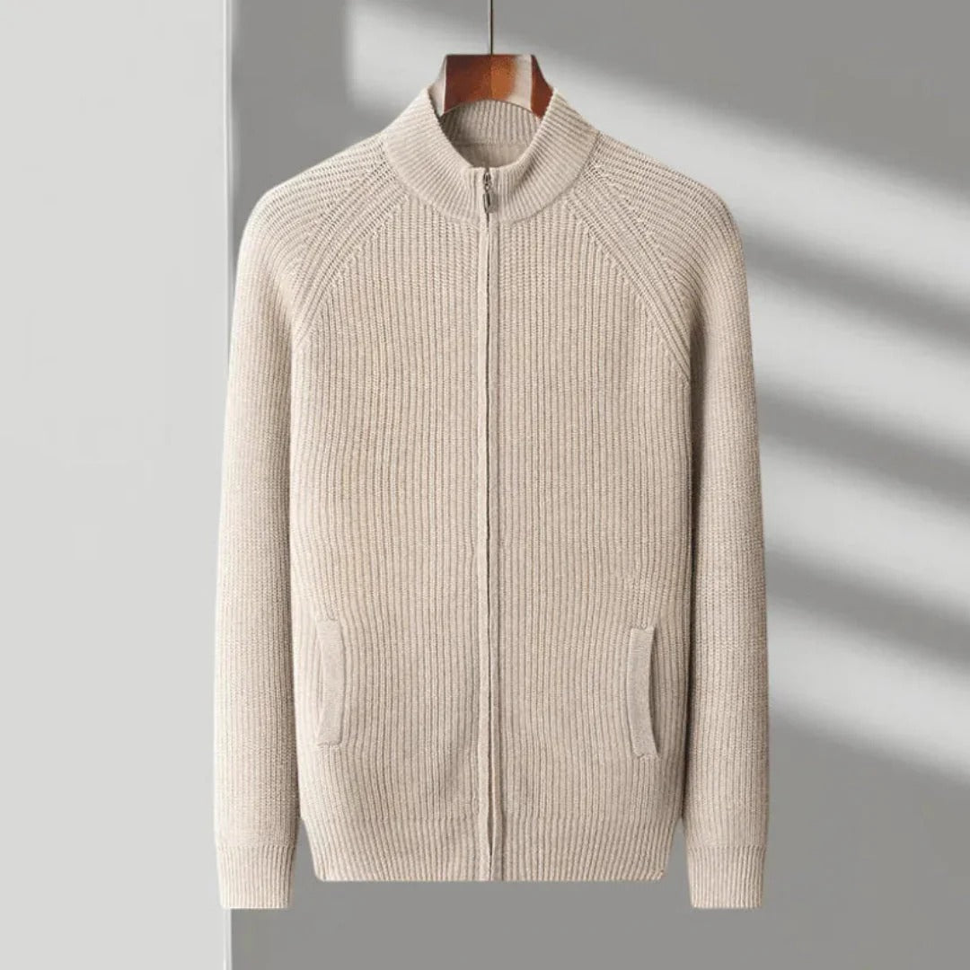 Adam Sweater | Soft Ribbed Cashmere Blend Knit