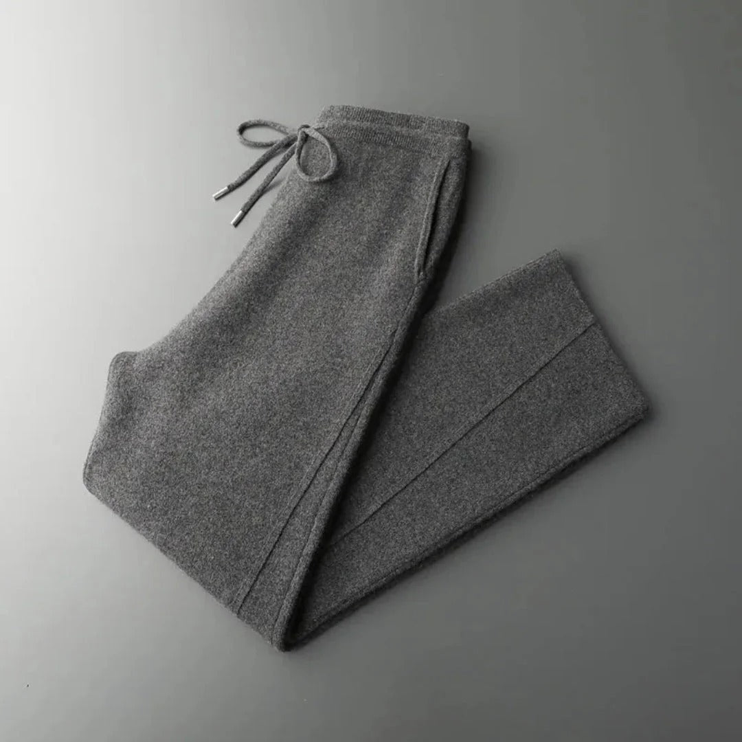 Albie Trousers | Men’s Knitted Cashmere Blend Joggers