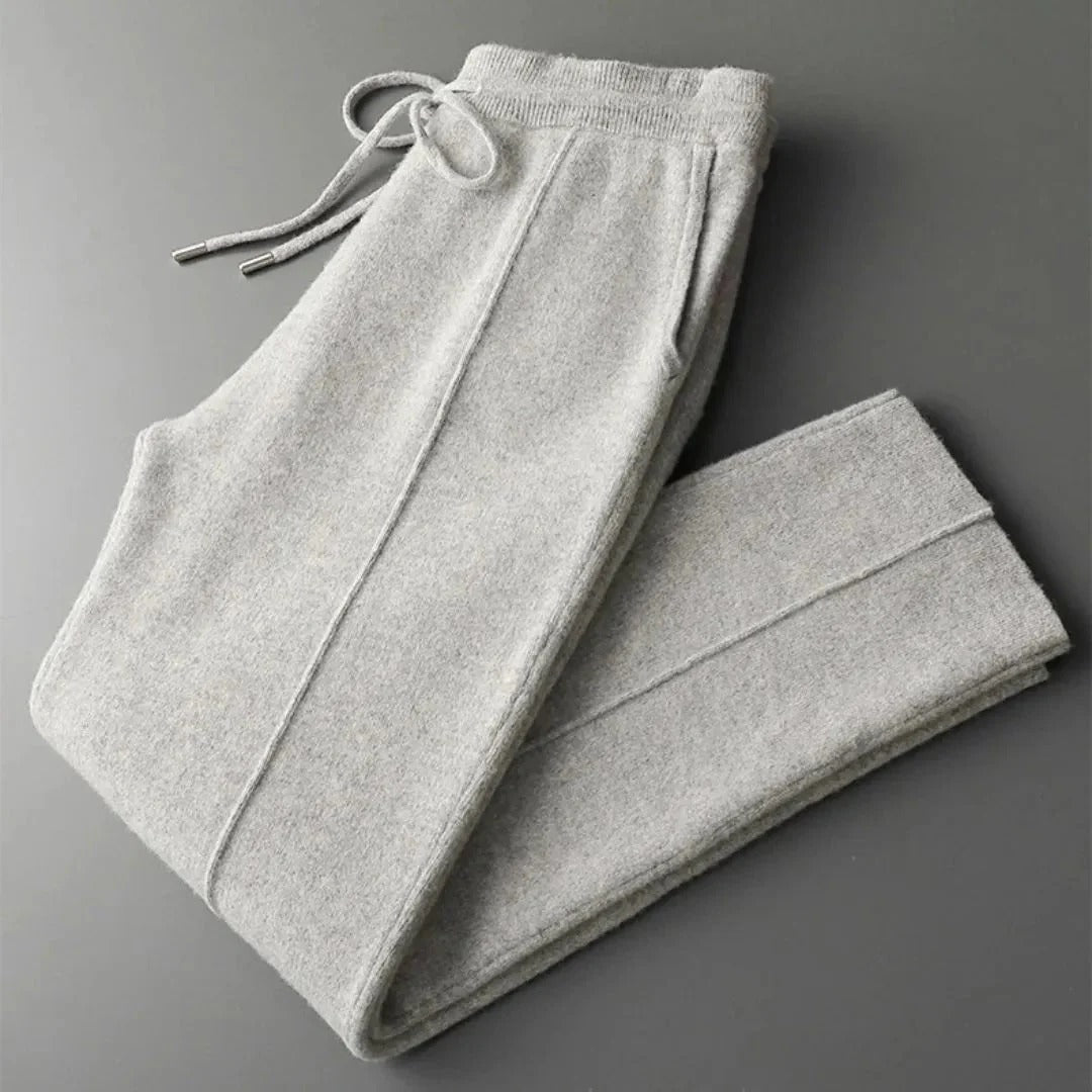 Alan Trousers | Men’s Wool Blend Trousers with Tapered Fit
