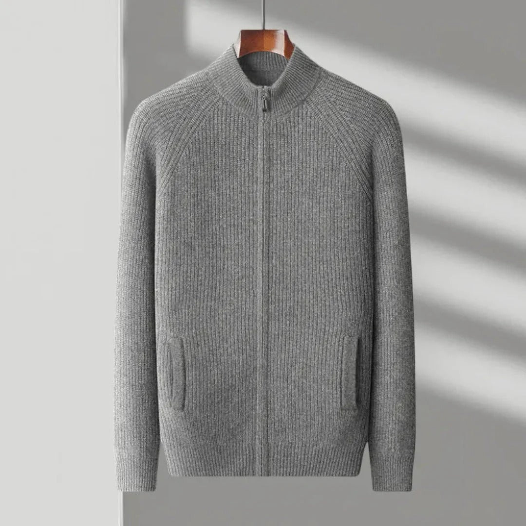 Adam Sweater | Soft Ribbed Cashmere Blend Knit