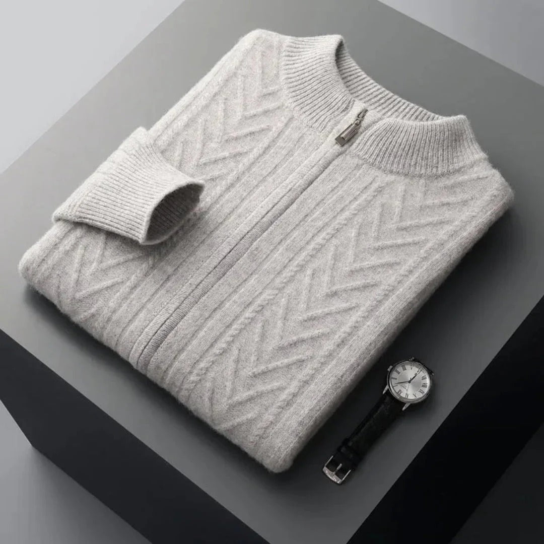 Alexander Sweater | Men’s Full-Zip Wool Blend