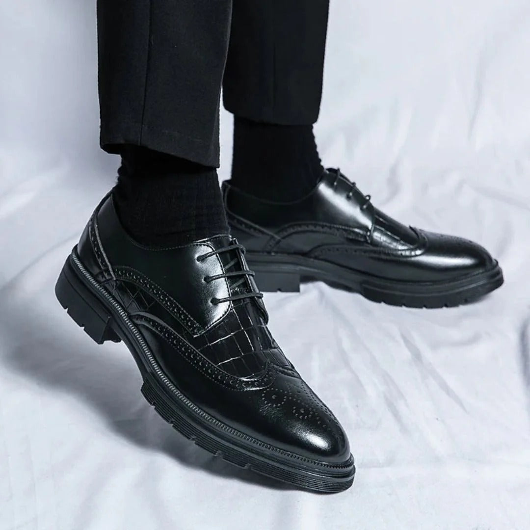 Angus Brogues | Men’s Wingtip Leather Dress Shoes