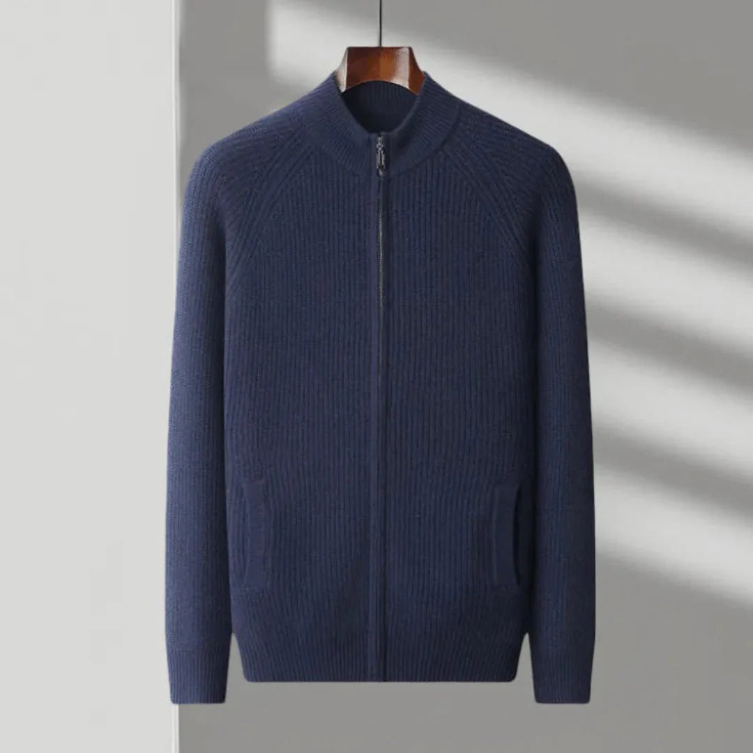 Adam Sweater | Soft Ribbed Cashmere Blend Knit